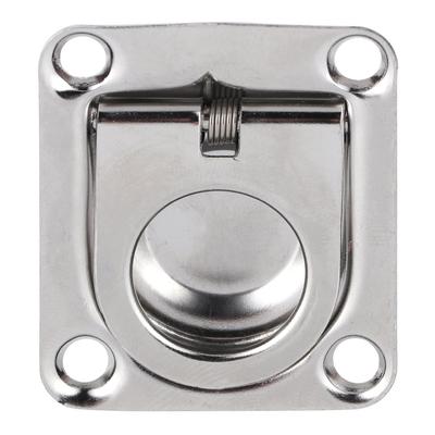 Boat Hatch Pull Ring Handles 304 Stainless Steel High Hardness for Yacht 44x38mm1.7x1.5in