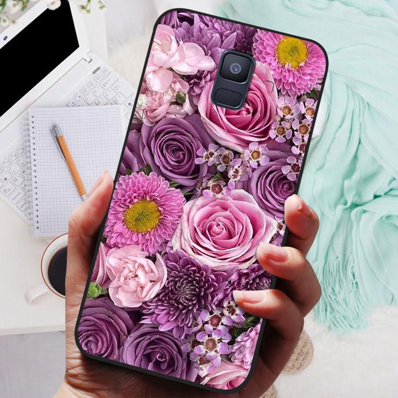 Für Samsung Galaxy A8 Plus 2018 Hülle Schwarze Abdeckung Löwe Wolf Silikon Weiche Rückseite Hüllen Für Samsung A8 2018 A530 A530F Handyhülle