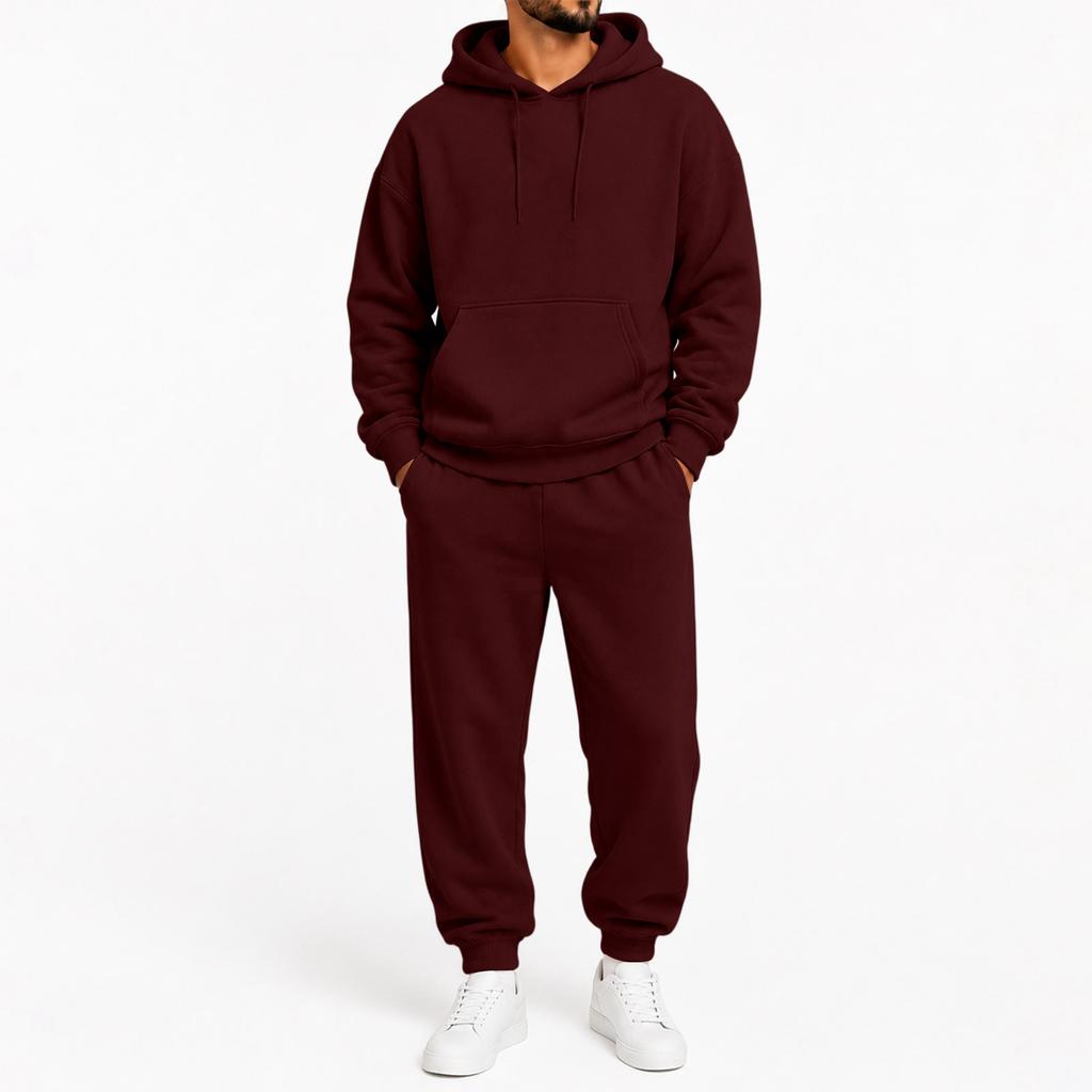 Men's Pullover Hoodie Athletic Sweatshirt for Sports and Casual Wear