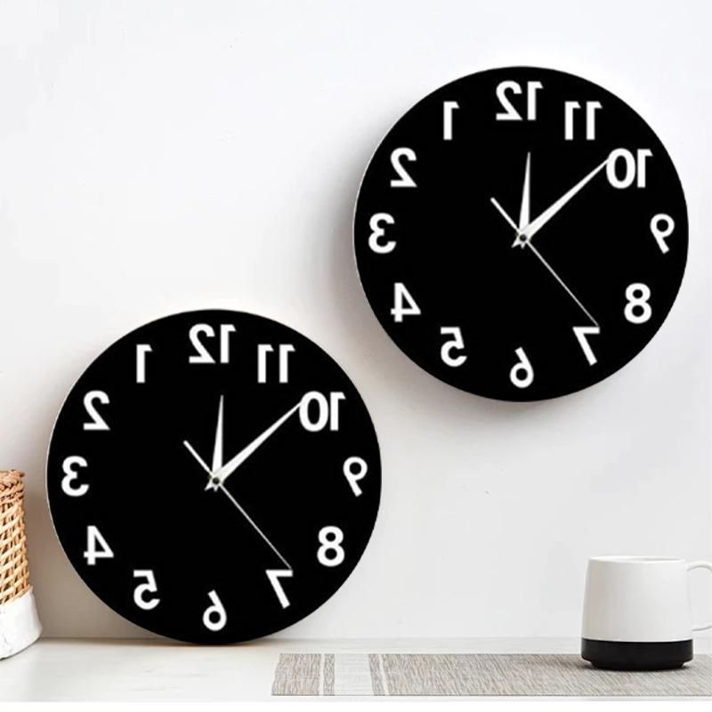 Living Room Simple Wall Clock, Fashionable and Elegant, Silent Art Quartz Wall Clock, Simple Home Wall Decoration, Simple Wall Clock