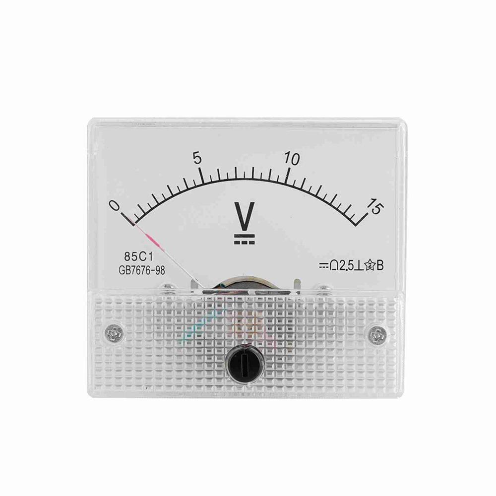 Practical DC 0-15V/30V Voltmeter Analog 2.5 Accuracy 85C1 Model DC Voltmeter Analog Panel Voltage Electrical Measurement