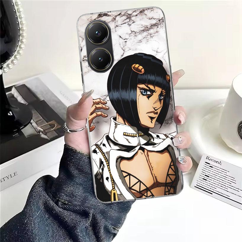 JoJo Adventure Bruno Buccellati Coque de téléphone souple pour Xiaomi Redmi 15C 15 13C 13 Poco X5 X6 X7 F7 Ultra M7 12C 12 10 10C 9C 9A 9T