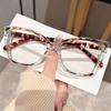 Vibrant Color Block TR Frame with Floral Accents, Full Rim PC Fashion Eyewear