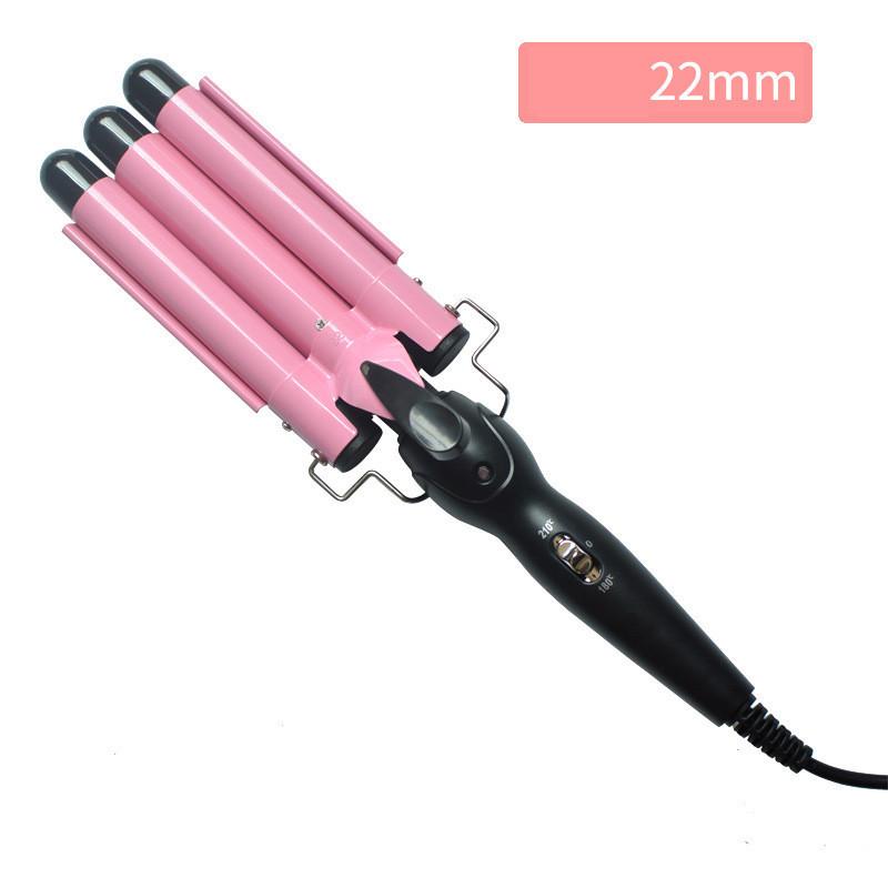 Ceramic Hair Salon 3 Barrel Hair Wave Waver Curling Iron Hair Wand Curler
