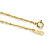 24K Pure Gold Screw with Mint Certification Gold Chain [SPERANZA] Bracelet, 1.28mm Wide, 17cm, Mark,