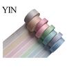 Transluzentes Washi Tape 8 Rollen Set, Dekorative Aufkleber, Ästhetische Unifarbene Bänder Weich für Scrapbooking Zubehör, Journaling Junk Journal, Verpacken