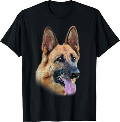 NEW LIMITED German Shepherd Face Design Best Gift Idea Tee T-Shirt Size S-3XL