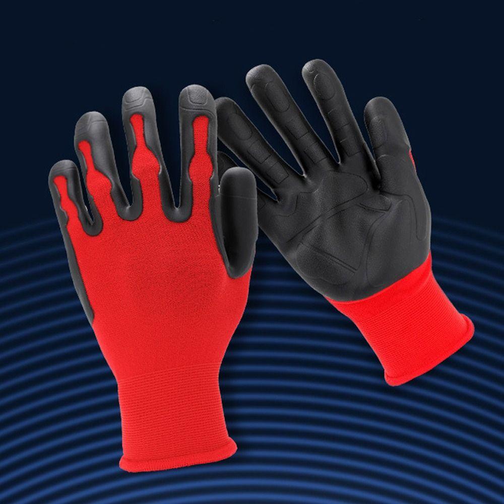 Wasserdichte Gartenhandschuhe Nylon Professionelle Handschuhe Schutzhandschuhe Bau
