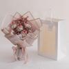 Hand-Knitted Rose Yarn Bouquet - Perfect Birthday or Festival Gift for Friends and Teachers