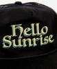 HELLO SUNRISE Heritage Logo Relaxed Fit 5P Cap_Black
