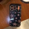 Glitter Leopard Print Star Phone Case for iPhone 15, iPhone 16, iPhone 17 Pro Max
