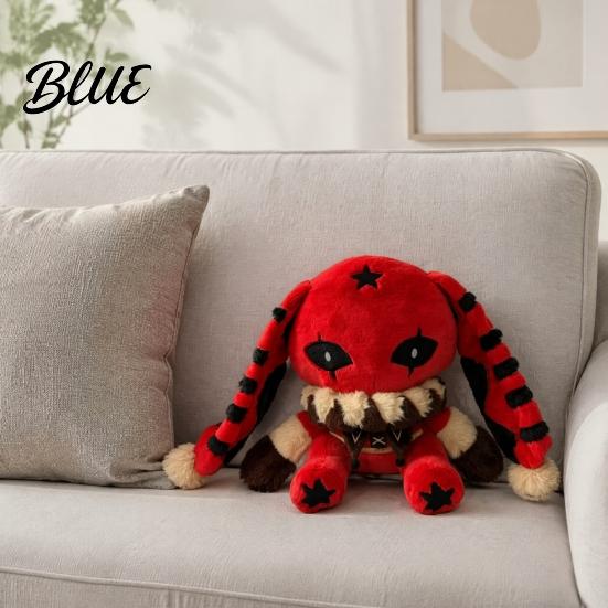 Collectibles for Fans Creepy Cute Bunny Plush Toy Soft Stuffed Animal Doll Collectible Kids Red Eye Rabbit Plushie Game Fans Halloween Huggable