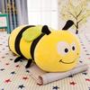 Peluche Ape Carina Cuscino Lungo Morbido Animale di Peluche Cartone Animato Compagno per Dormire e Abbracciare Regalo per Bambini Ragazze Decorazione per la Casa