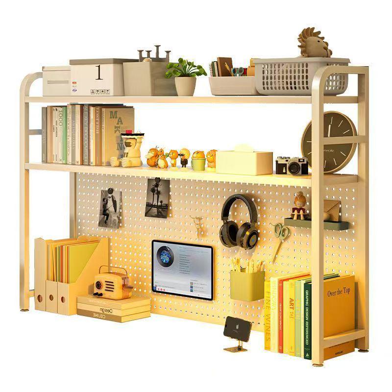 Iron Art Pegboard Bookshelf & Desk Organizer for Home or Dorm