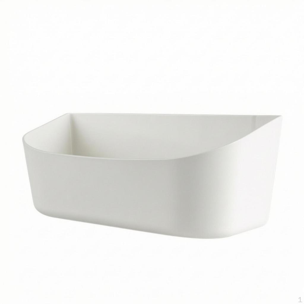 WallMounted Storage Box OpenTop WallAttached Pocket Cabinet SpaceSaving with Screws for
