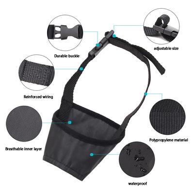 Adjustable Breathable Safety Dog Muzzles Anti-Biting Anti-Barking Anti-Chewing