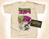 SALE Invader Zim T-Shirt Vintage Natural Color Men's T-Shirt Dtg Digital Print SIZES XXL