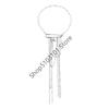 1Pc Love Heart Tassels Pendant Necklace Detachable Brooch Pin For Women Fashion Jewelry