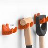 5pcs/set Garden Tool Holder Wall-Mounted Hanger Garden Tool Storage Rack for Shovels Rakes & Gardening Equipment Organization