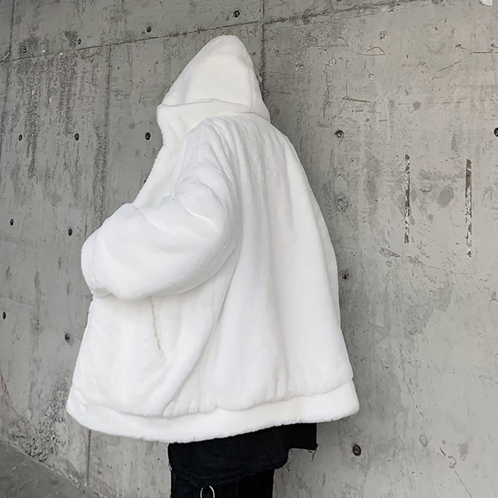 ZANBANG Luźna Kurtka Męska Z Polarowym Podszyciem, Duże Rozmiary ZS018, Puszysta, Dopasowana, Dwukolorowy Design, Codzienna, Unisex, Oversize, Podszyta Fleecem, Gruba, Ciepła,