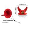 Adjustable Halloween Pet Hat Pumpkin Cat Cosplay Hat Cat Headwear Dog Dress Up Cap  Halloween Decor
