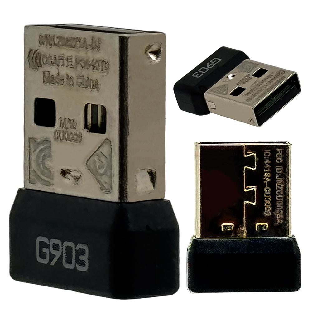 2.4Ghz USB Receiver For Logitech G903 Mouse Plug And Play Wireless USB Dongle Adapter Portable Gaming Mouse Receivers Adapters