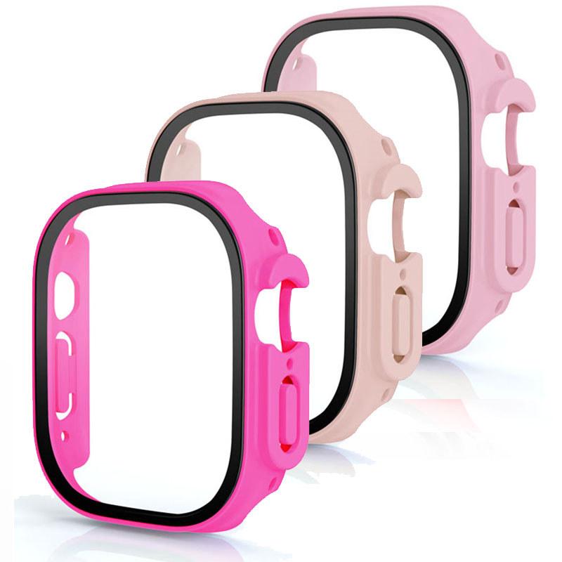 3Pack Tempered Glass+Case PC Bumper Screen Protector Cover for Apple Watch Ultra 3 49mm for iwatch series Ultra 3 2 1 49mm