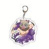 Anime Keychains Keychain Demon Slayer Kimetsu No Yaiba Acrylic Key Ring Cute Funny Cartoon for Friends