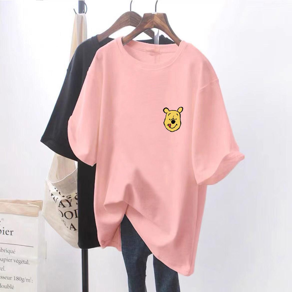 

Мультяшная футболка для кормящих: Стильный летний короткий рукав для мам после родов и кормящих грудью XL