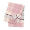 Hong Rong Unisex Wool Plaid Scarf - Warm for Autumn/Winter