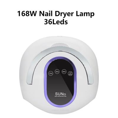 168W UV LED lampa 36ks lampa na sušení nehtů Auto Sensor Nail Art Machine Professional pro sušení gel laku
