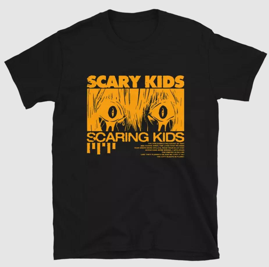 SCARY KIDS SCARING KIDS The City Sleeps In Flames Lyrics T-shirt size S-5XL