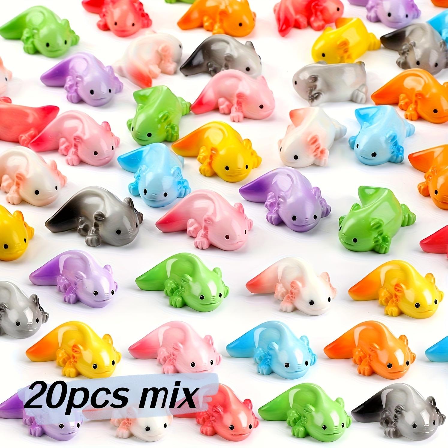 

20 mini resin cute lizard animal statues, used for outdoor garden bonsai decoration, toy house accessories, boys and girls toy