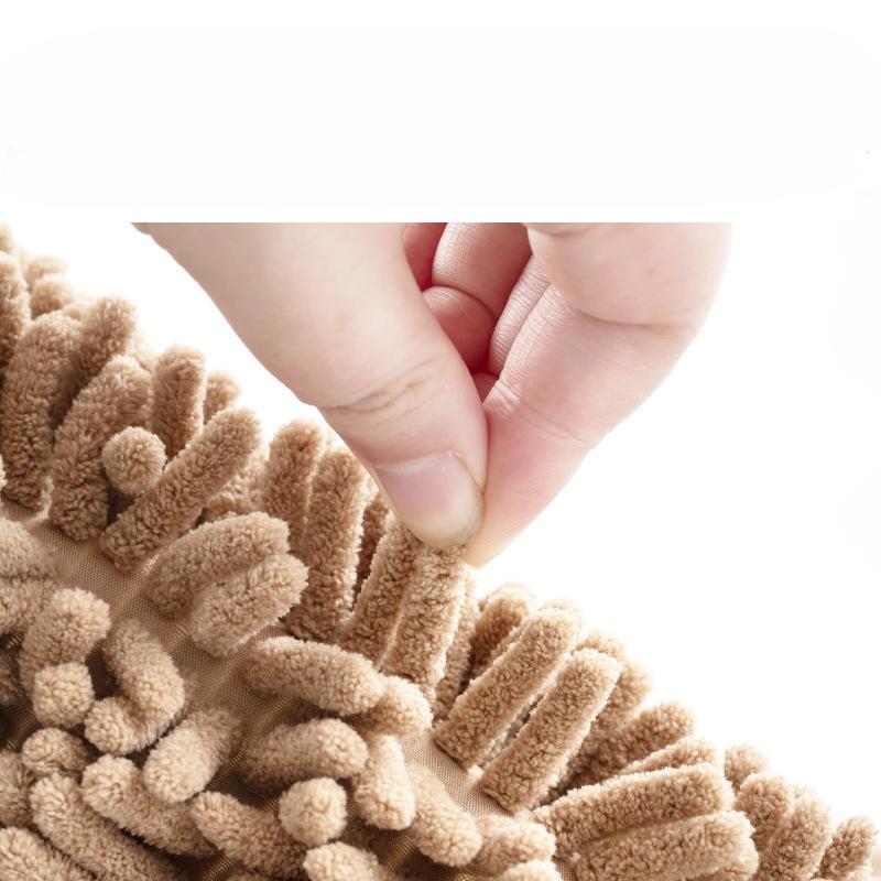 Bathroom Door Foot Mat Bathroom Anti-slip Mat Toilet Door Blanket Solid Color Bathroom Absorbent Floor Mat