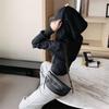 New Women's Trendy Hooded Zipper Cardigan - Long Sleeve Short Sports Jacket for Early Autumn 2025