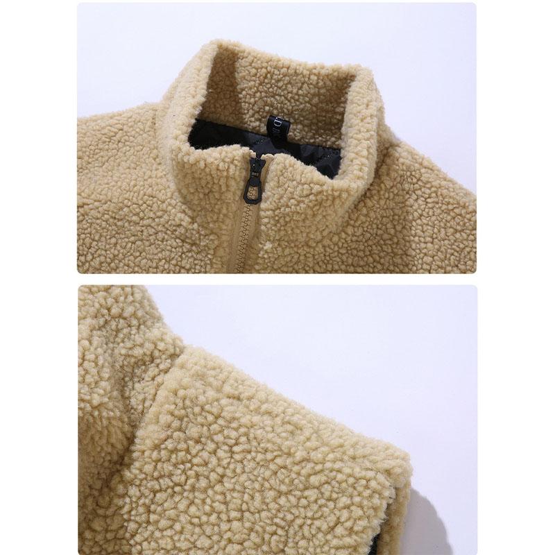 Men's Plus Size Lamb Velvet Vest Casual Plus Velvet Vest Plus Fat Oversized Cotton Vest 4XL-12XL