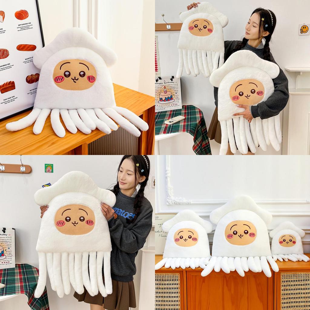 Plüsch-Tintenfisch Usagi Tier Kuscheltier Kissen zum Nickerchen und als Geschenk