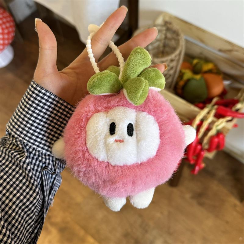 New Fashion Vegetable and Fruit Bag Pendant Cute Soft Plush Toy Doll