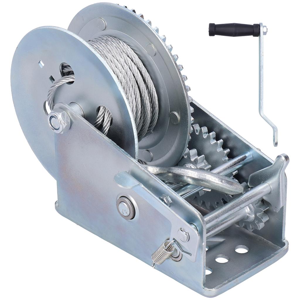 Selbstsichernde Handwinde Manueller Heber Traktor mit Gummigriff 3000lbs zum Heben