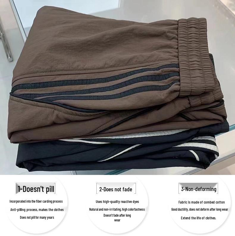 Herren Sommer 2024 Schnelltrocknende Locker Geschnittene Kordelzug Workwear Hose - Übergröße