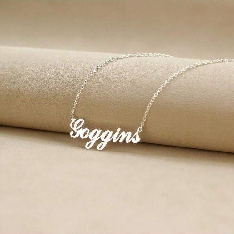 Collier Personnalisé avec Nom en Or 18K avec Pendentif Lettre Anglaise - Acier Inoxydable, Design Européen et Américain