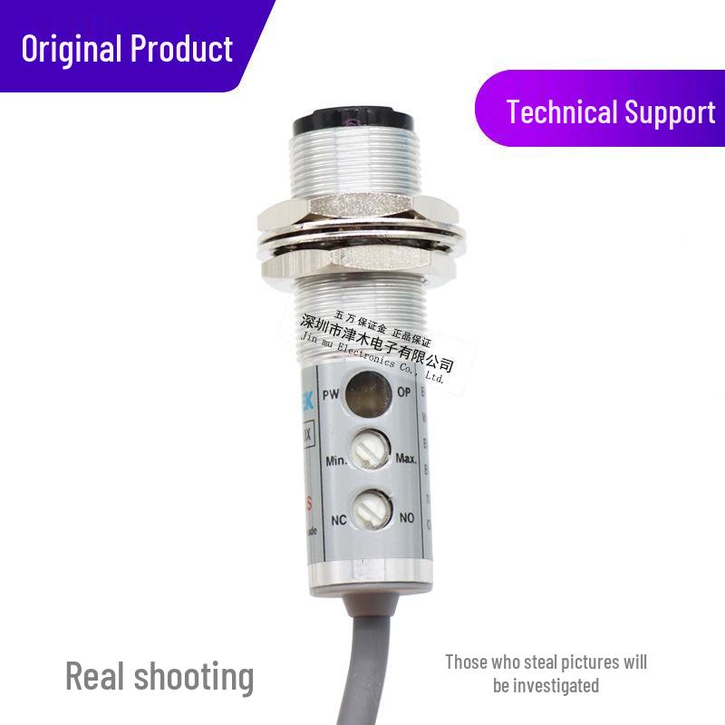 FOTEK KDR-10X M18 Reflective Cylindrical Photoelectric Sensor