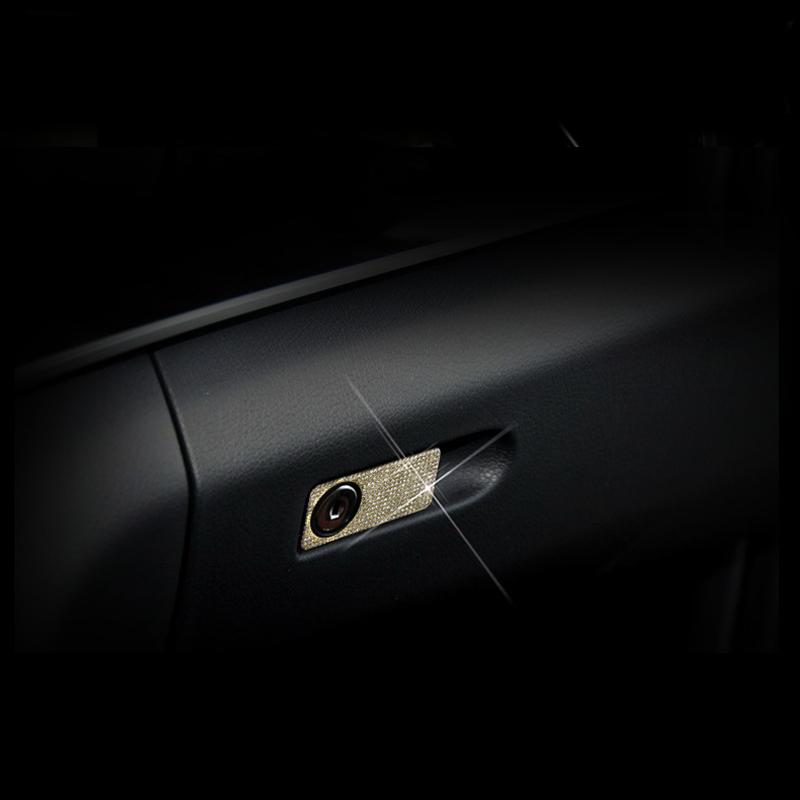 For Mercedes-Benz C E GLK CLS Class W212 W204 Crystal Style Car Inner Glove Box Handle Switch Trim Cover Car Interior