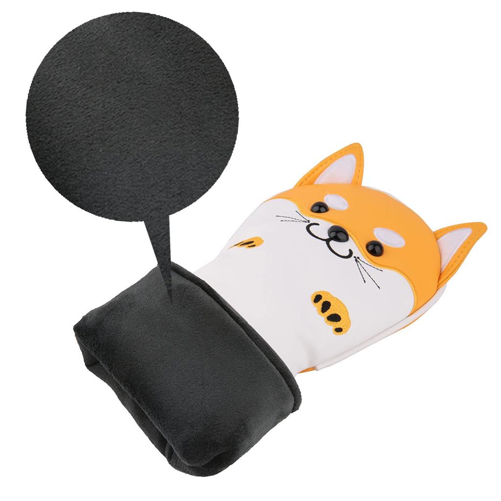 Golf Headcover Head Cover for Driver DR 440cc 460cc Coverfor Wood FWutility UT Moe Akita Inu Sold Individually As 1 pieceSet of 3 Yellow (for Driver