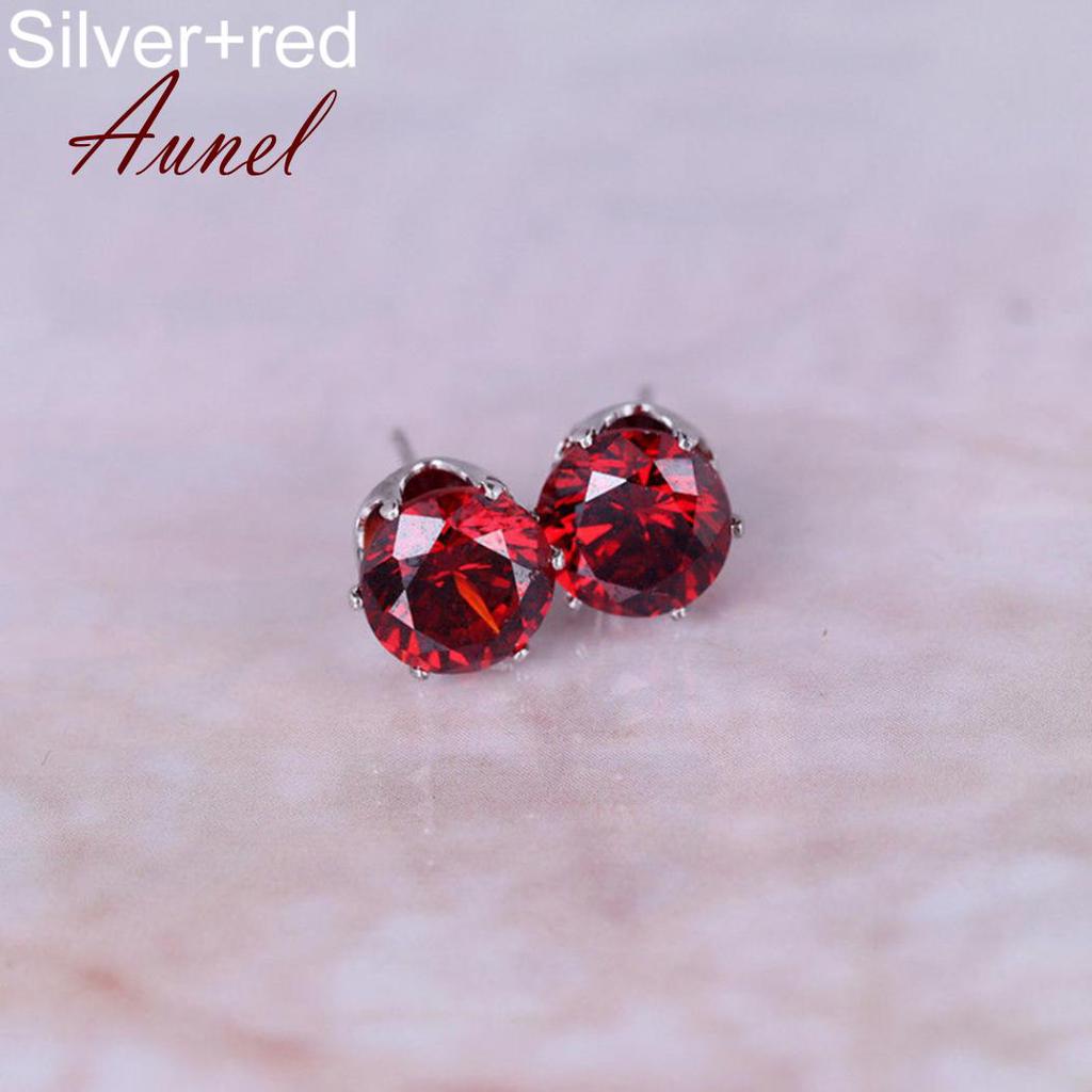 Smart Cubic Zirconia  Ear Stud Earrings Wedding Gift