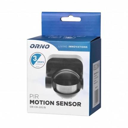 Motion Sensor 180° Ip44 1200W Black - On-Cr-201/B