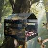 Outdoor Bird Feeder Garden Bird Feeder Outdoor Garden Decoration Hangable Feeding House For Backyard Balcony Camping Tree Home