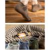 1 Pair of Spring and Autumn Solid Color Breathable Socks Fashionable High-quality Knitted Cotton Men's Socks Casual Boat Socks