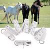 2.5 Meter Horse Measuring Tape for Pony & Stallion Height, Chest, and Weight - Livestock Leather Tape Measure
