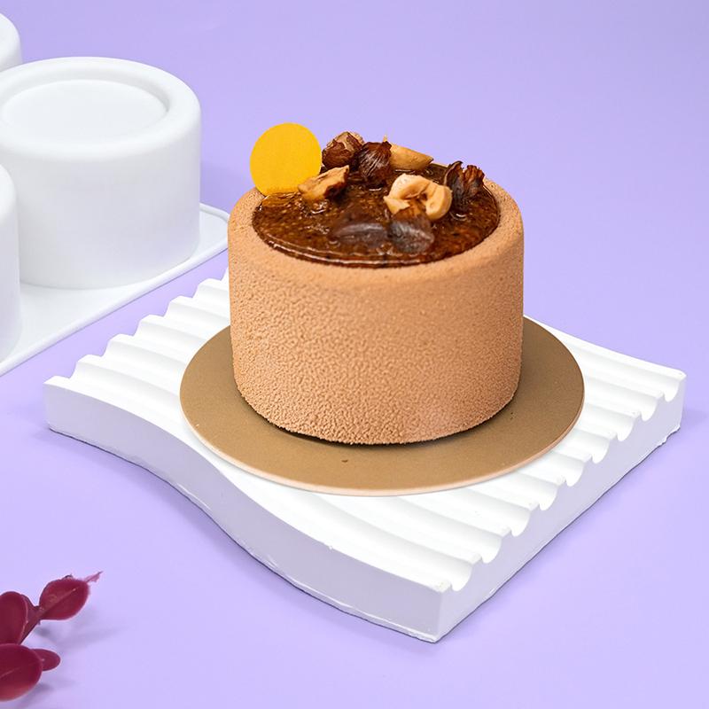 Silikonowa Forma do Musu Puddingowej Serce/Gwiazda/Okrągła/Kwadratowa Kwiatowa DIY Deser Czekoladowa Forma Narzędzia do Dekoracji Ciast Naczynia do Pieczenia